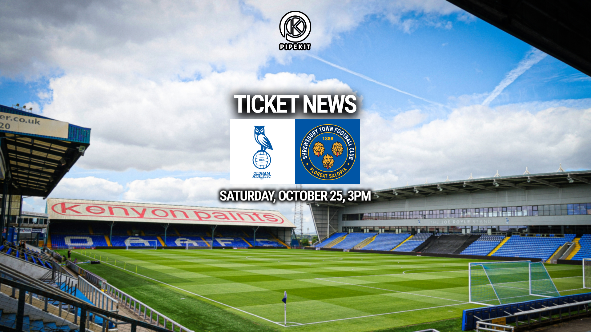 Ticket Details | Oldham Athletic