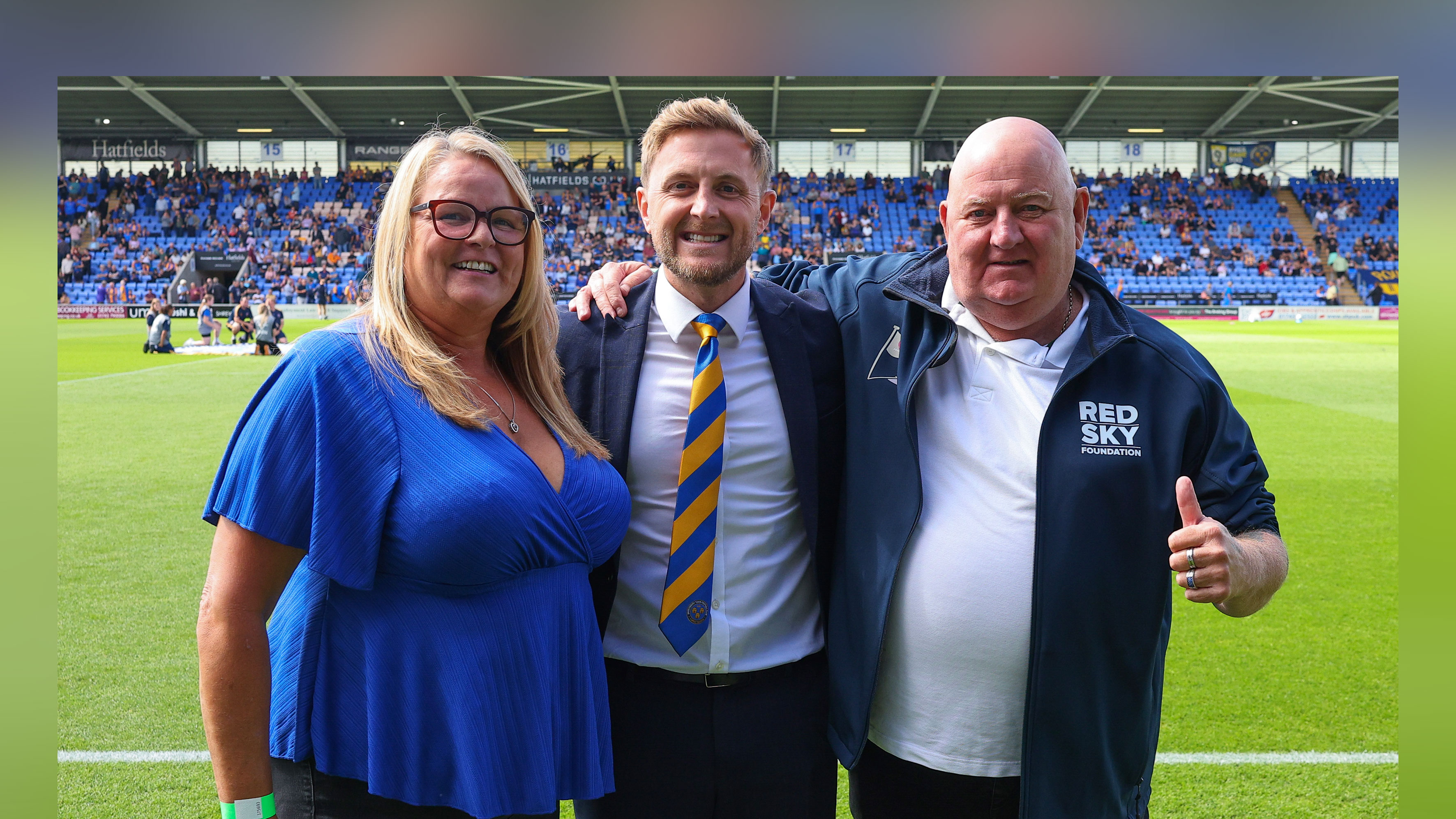 Town welcome football fan Tango following defibrillator rollout 