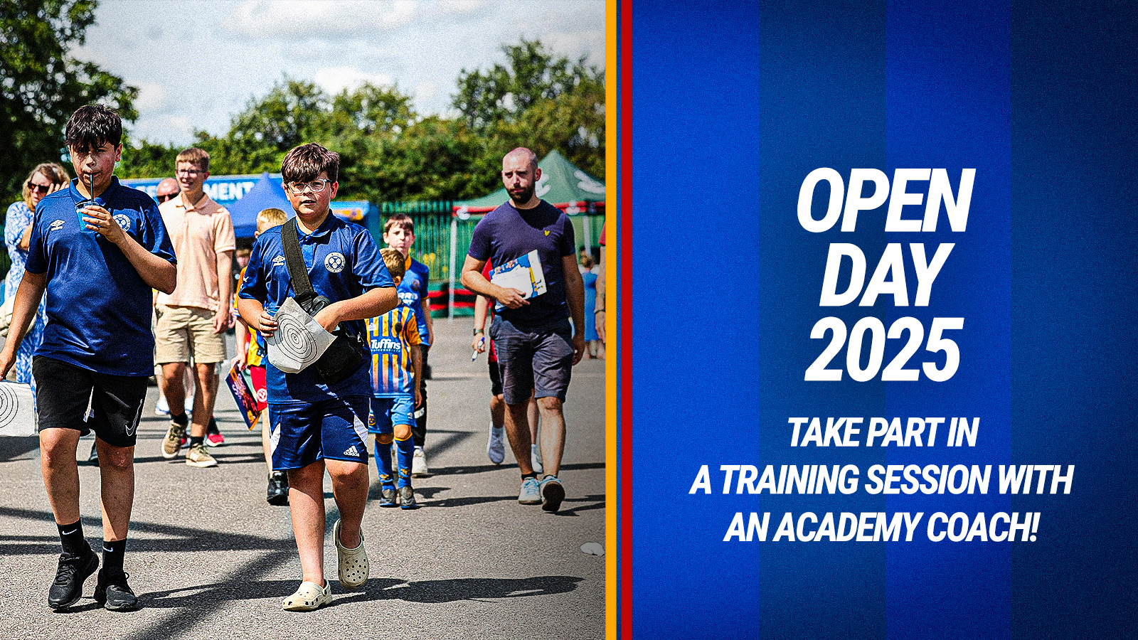 Take part in a training session at our Open Day!
