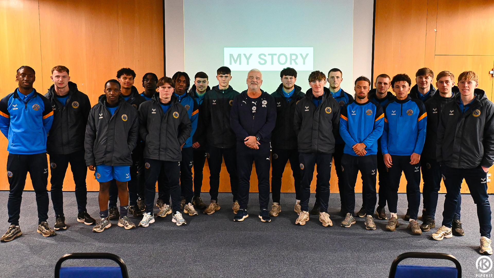 Paul Stewart visits Shrewsbury Town