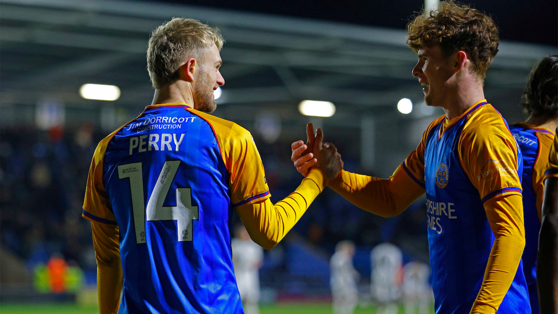 Taylor Perry nominated for Sky Bet League Two Goal of the Month