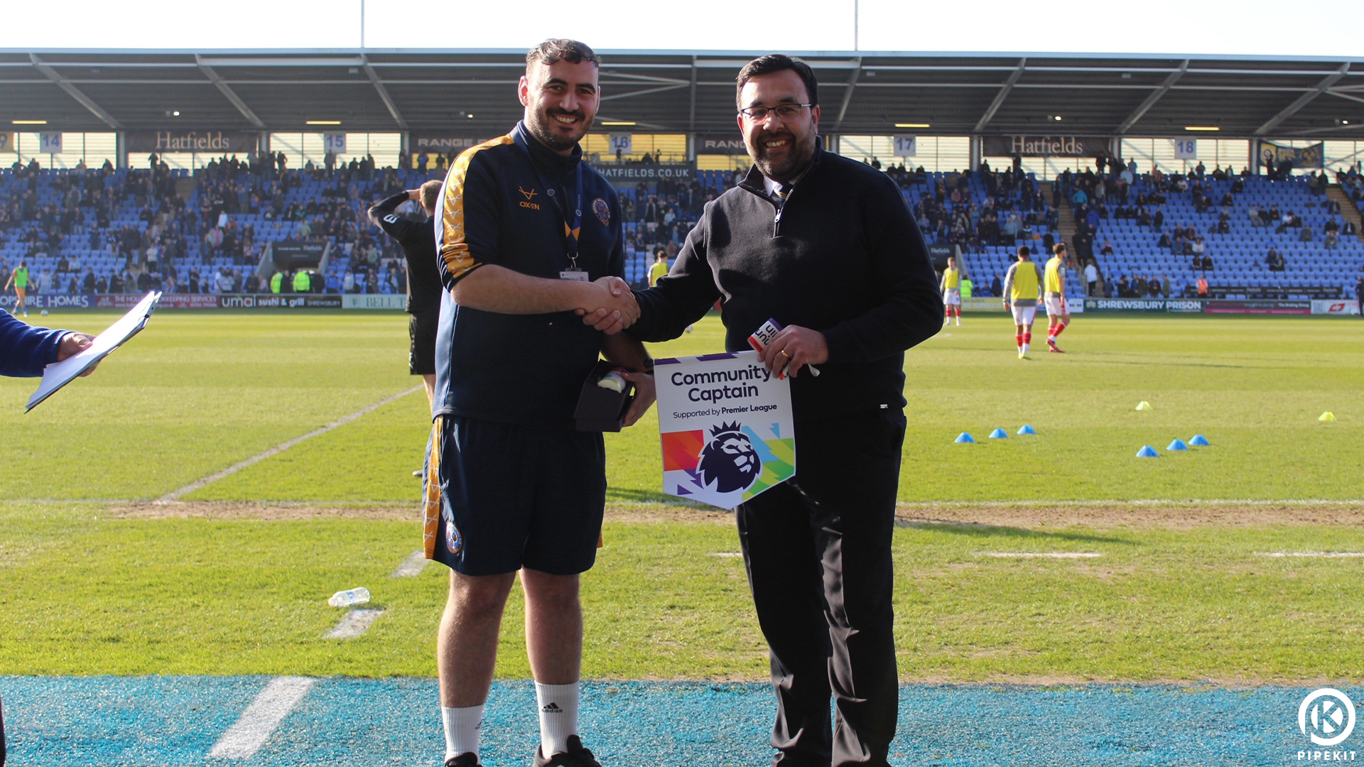Shrewsbury Town's Andrew Price named Community Champion