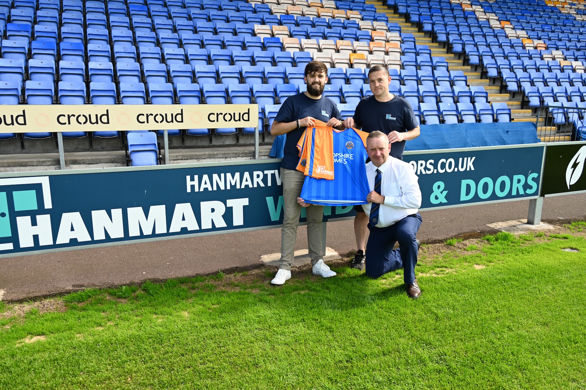 Shrewsbury Town Extends partnership with Hanmart Windows and Doors Ltd