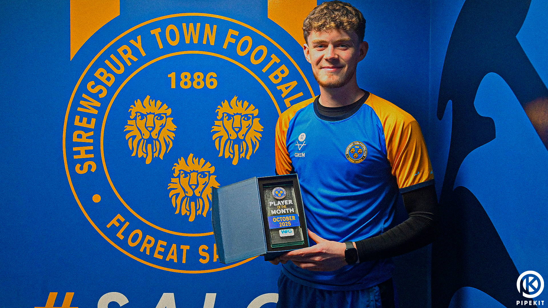 Will Brook is your Shrewsbury Town Player of the Month for October!