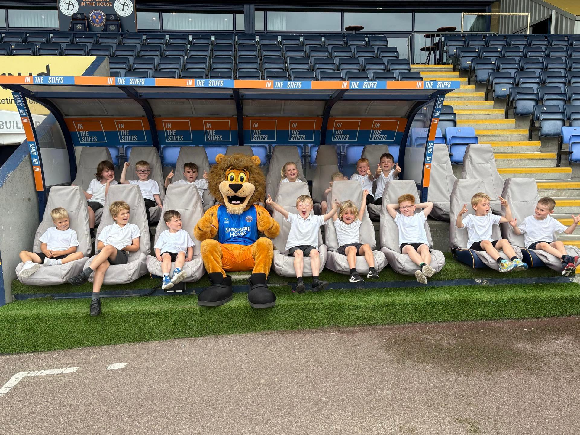 Primary School Pupils Enjoy Memorable Visit to Shrewsbury Town
