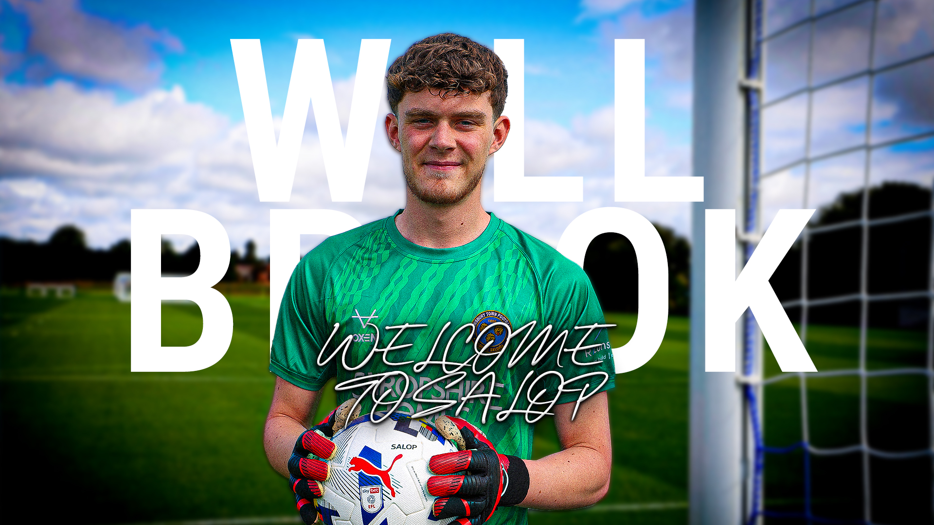 Goalkeeper Will Brook signs on!