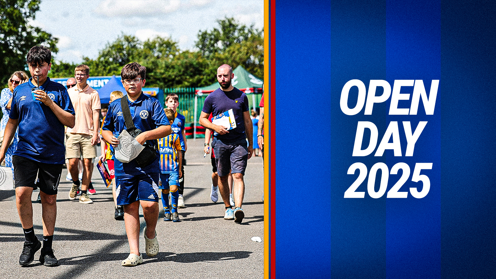 Shrewsbury Town Open Day is tomorrow!