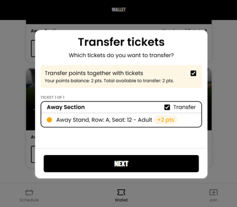 Loyalty Points on Fanbase