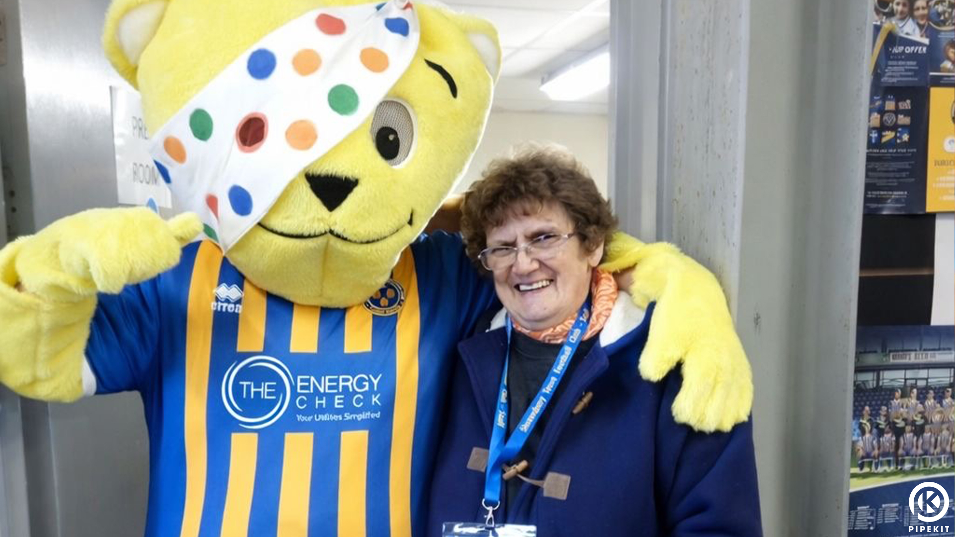 Shrewsbury Town tribute to Ruth Saunders