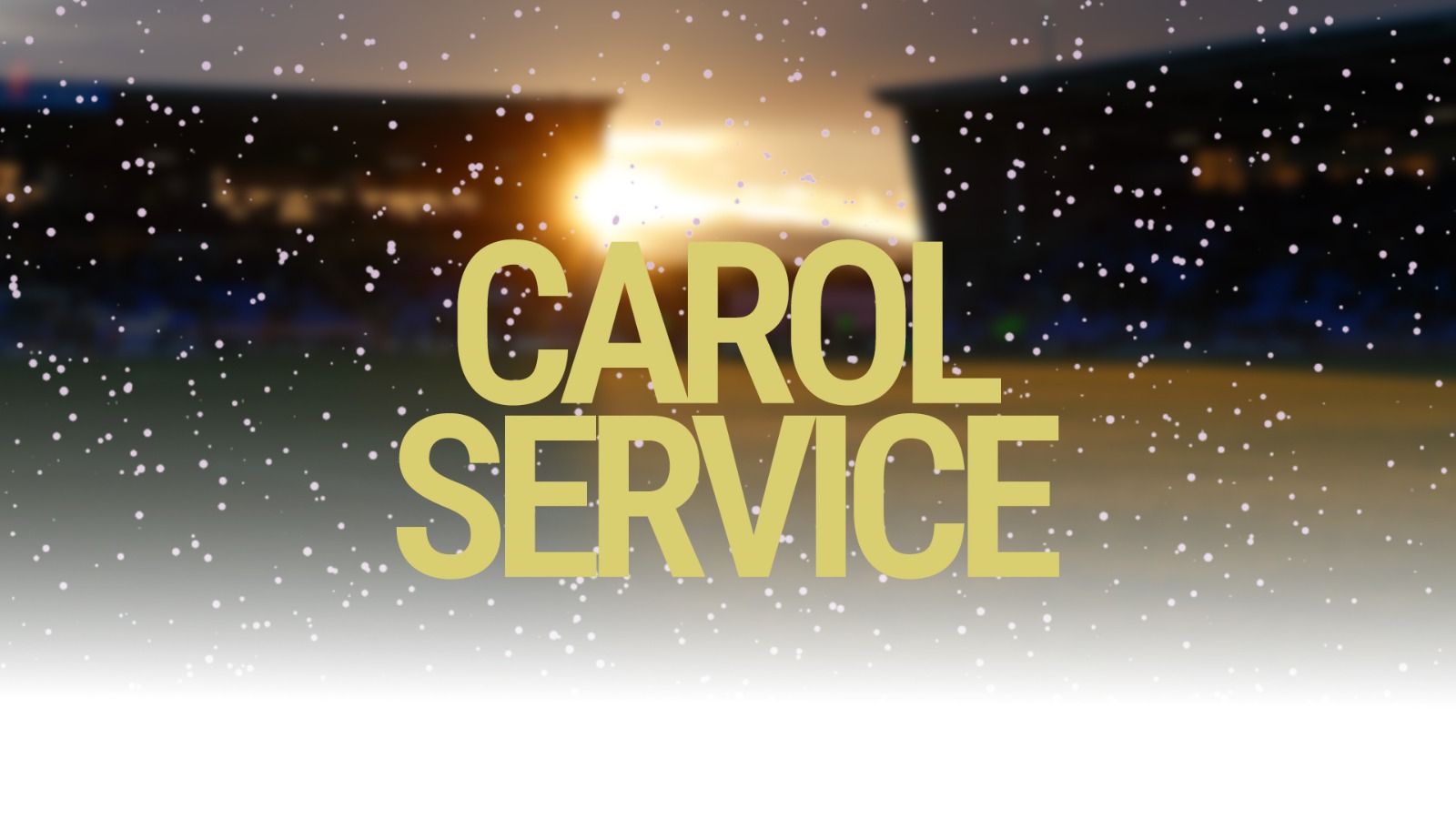 One week until our festive carols evening at the Croud Meadow!