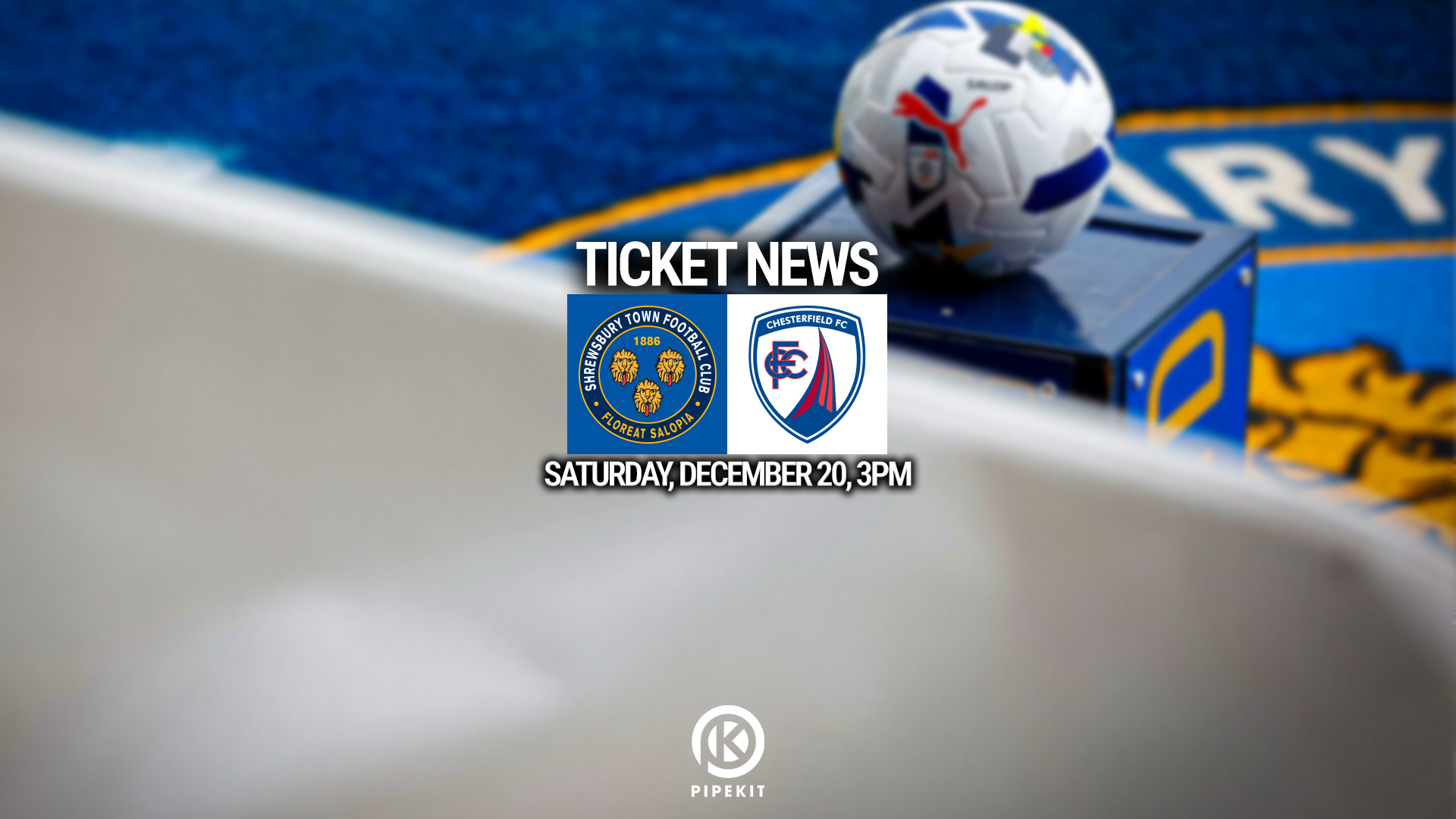 Ticket Details | Chesterfield