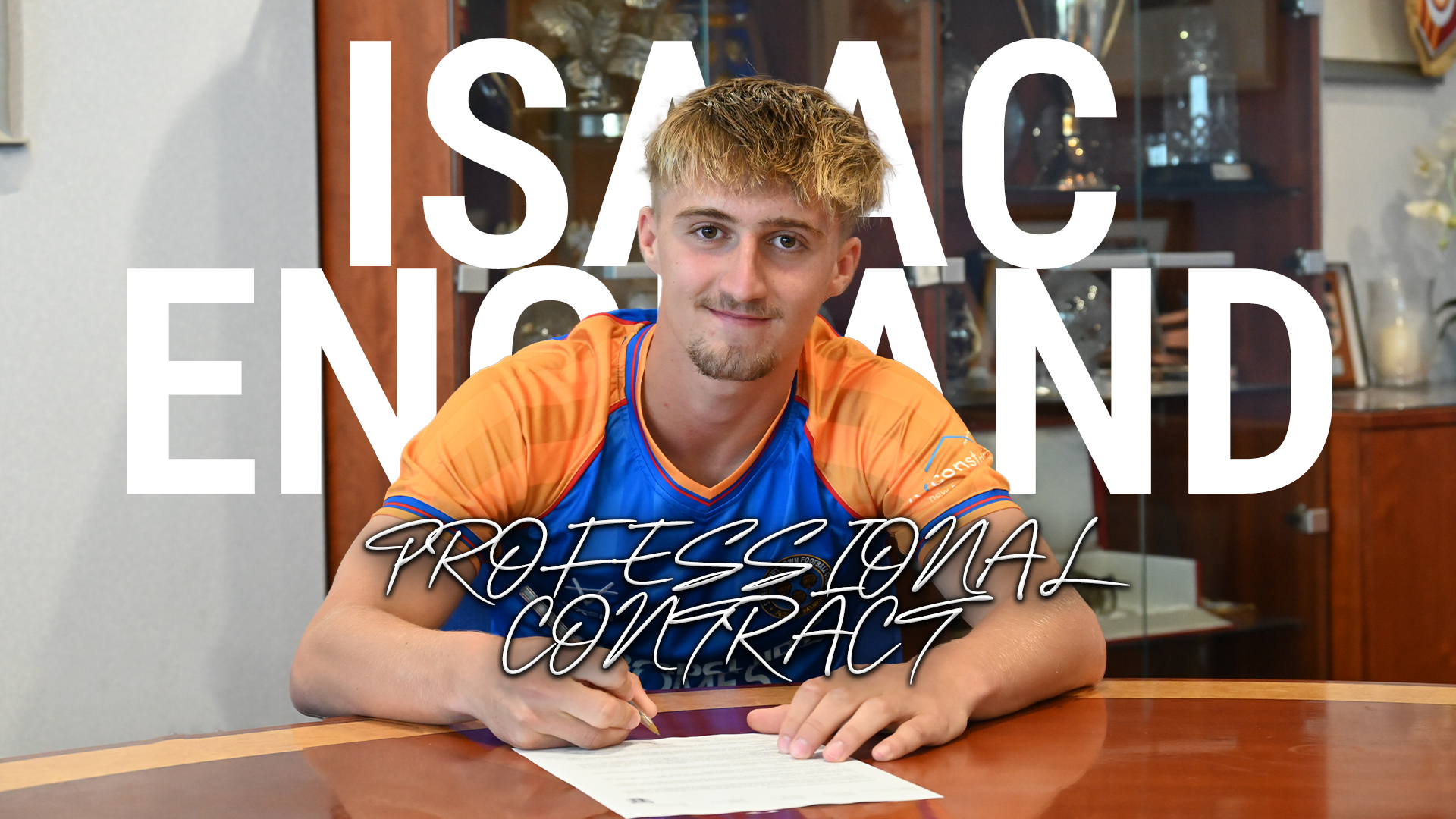 Isaac England signs first professional contract with Shrewsbury Town