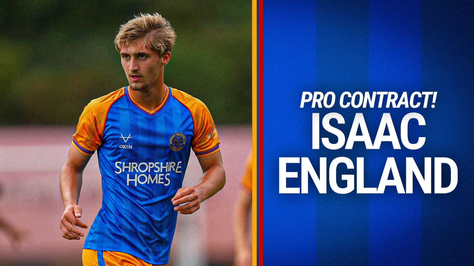 Interview | Isaac England signs his first pro deal!