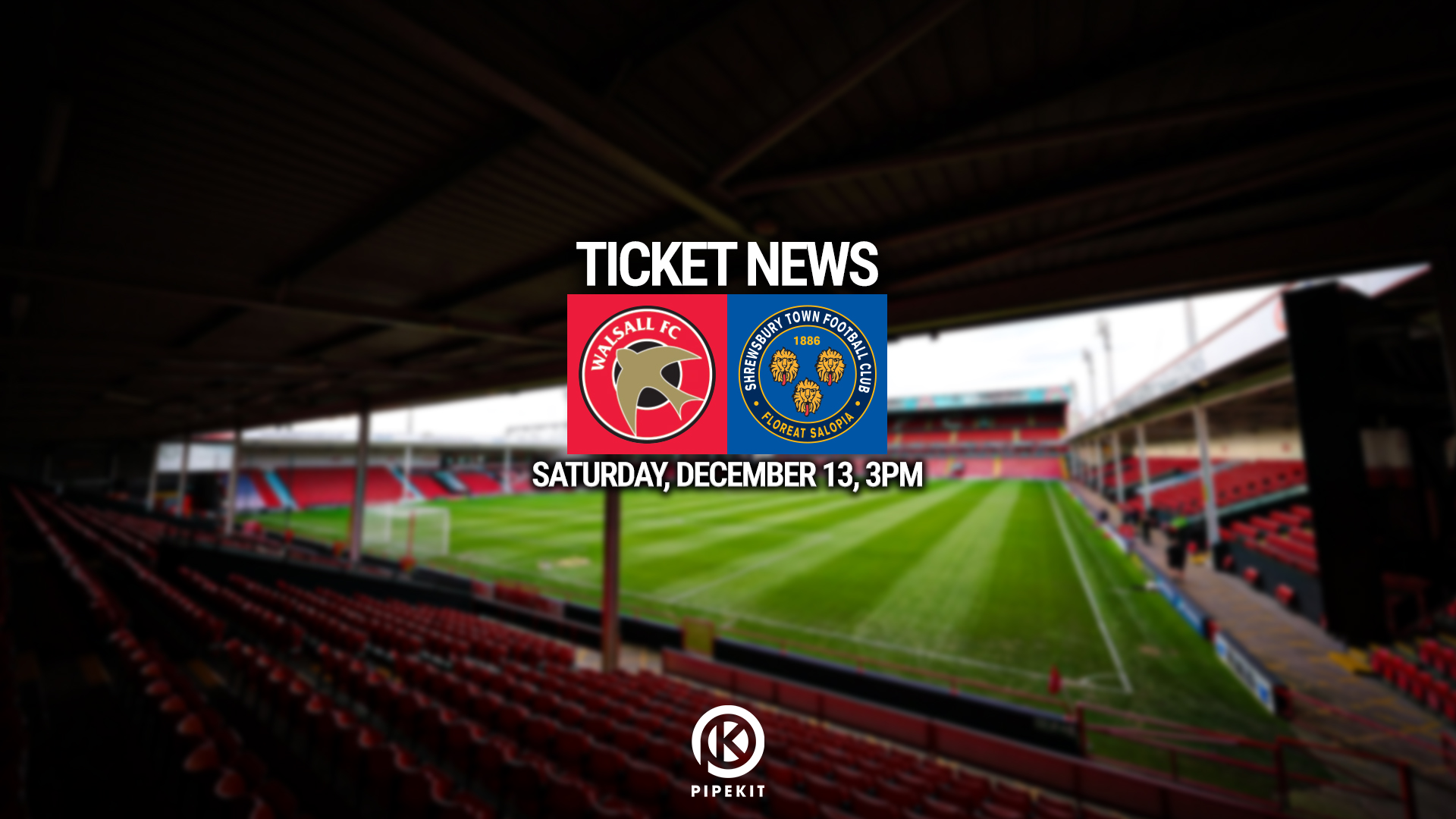 Ticket Details | Walsall